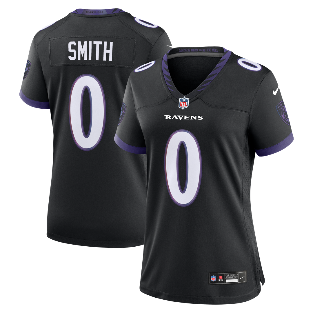 Roquan Smith Baltimore Ravens Women's Alternate Game Jersey - Black