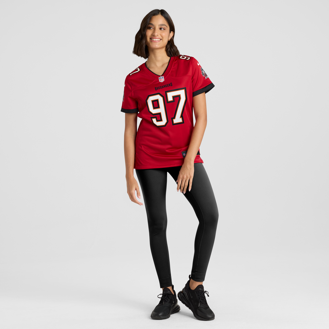 Al-Quadin Muhammad Tampa Bay Buccaneers Women's Team Game Jersey - Red