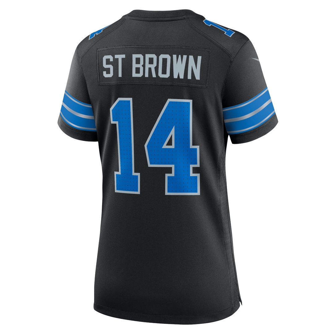 Amon-Ra St. Brown Detroit Lions Women's White Game Jersey - White