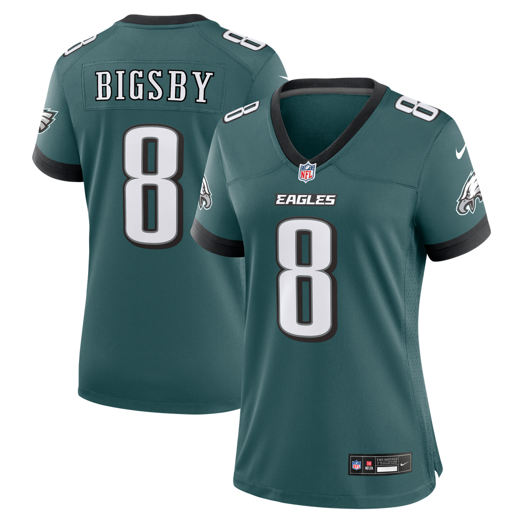 Tank Bigsby Philadelphia Eagles Women's Team Game Jersey - Midnight Green