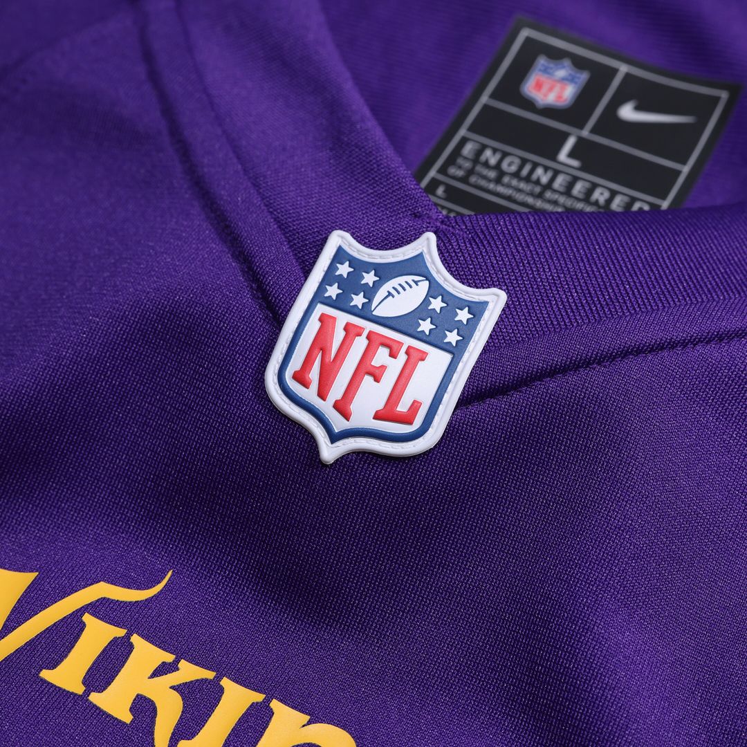Dallas Turner Minnesota Vikings Player Game Jersey - Purple