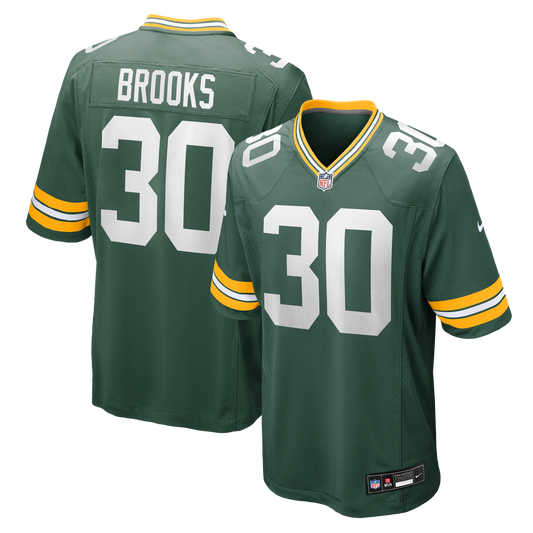 Chris Brooks Green Bay Packers Team Game Jersey - Green