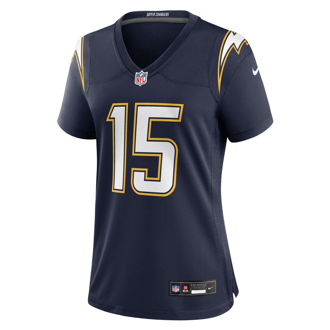 Ladd McConkey Los Angeles Chargers Women's Alternate Super Chargers Game Jersey - Navy