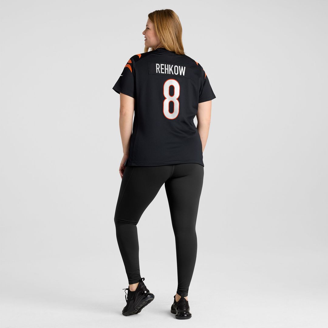 Ryan Rehkow Cincinnati Bengals Women's Game Jersey - Black