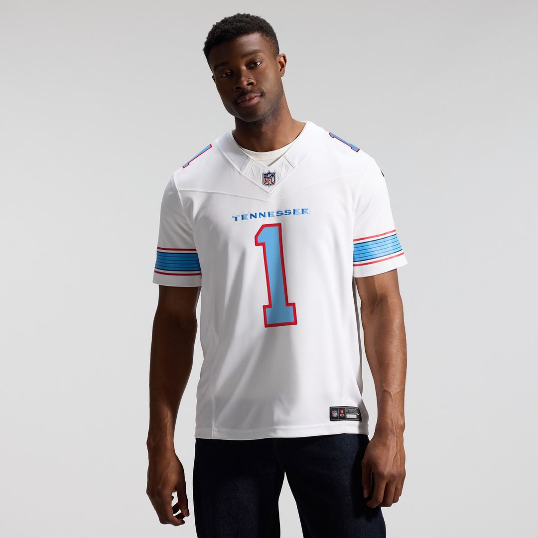 Cameron Ward Tennessee Titans Vapor F.U.S.E. Stitched Limited Jersey - Light Blue