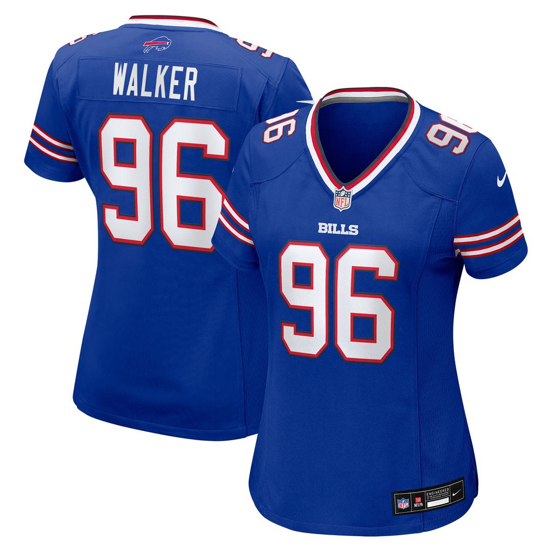 Deone Walker Buffalo Bills Women's Team Game Jersey - Royal