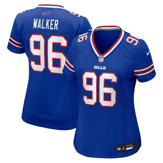 Deone Walker Buffalo Bills Women's Team Game Jersey - Royal
