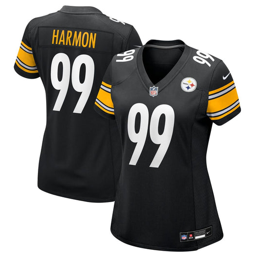 Derrick Harmon Pittsburgh Steelers Women's Team Game Jersey - Black