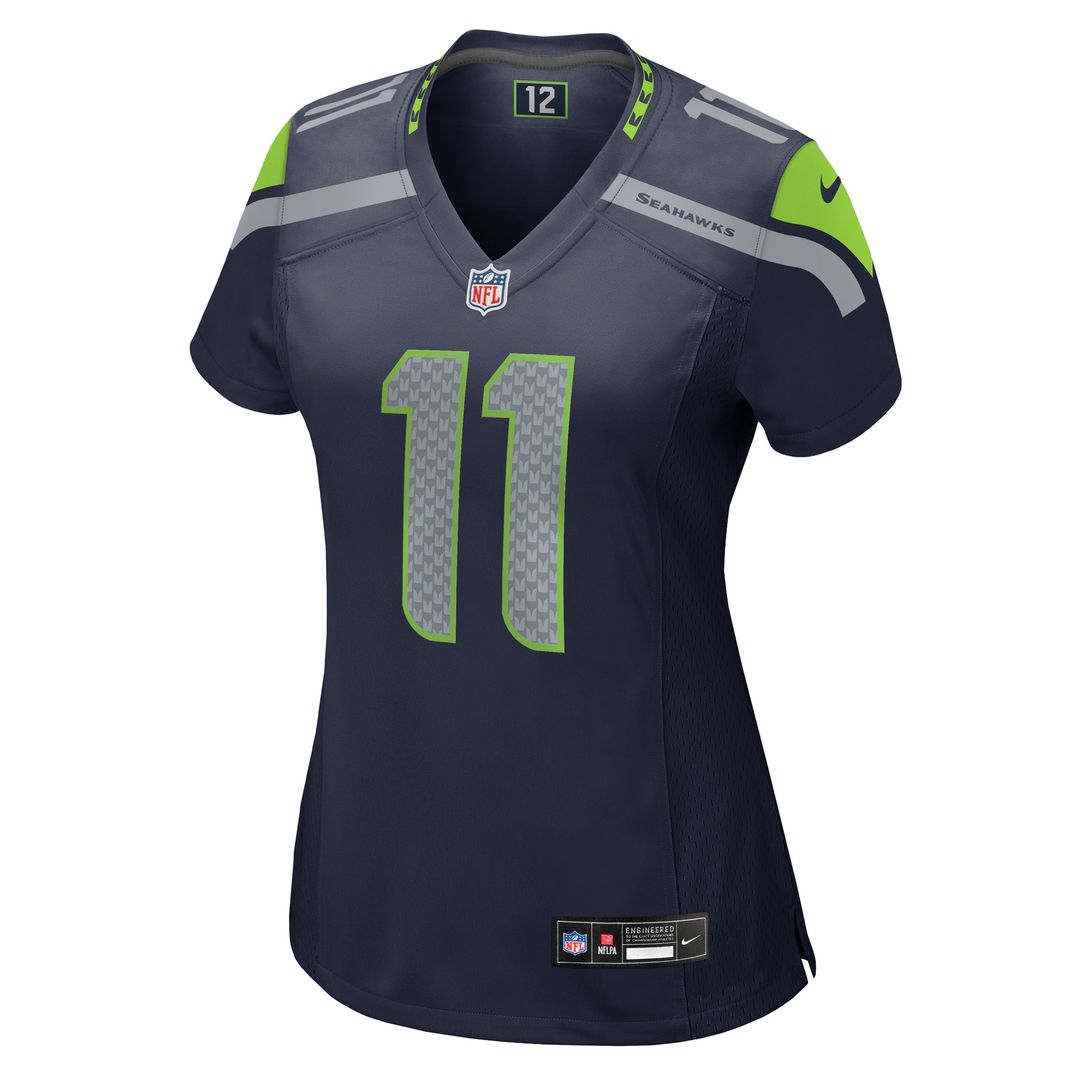Jaxon Smith-Njigba Seattle Seahawks Women's Throwback Player Game Jersey - Royal