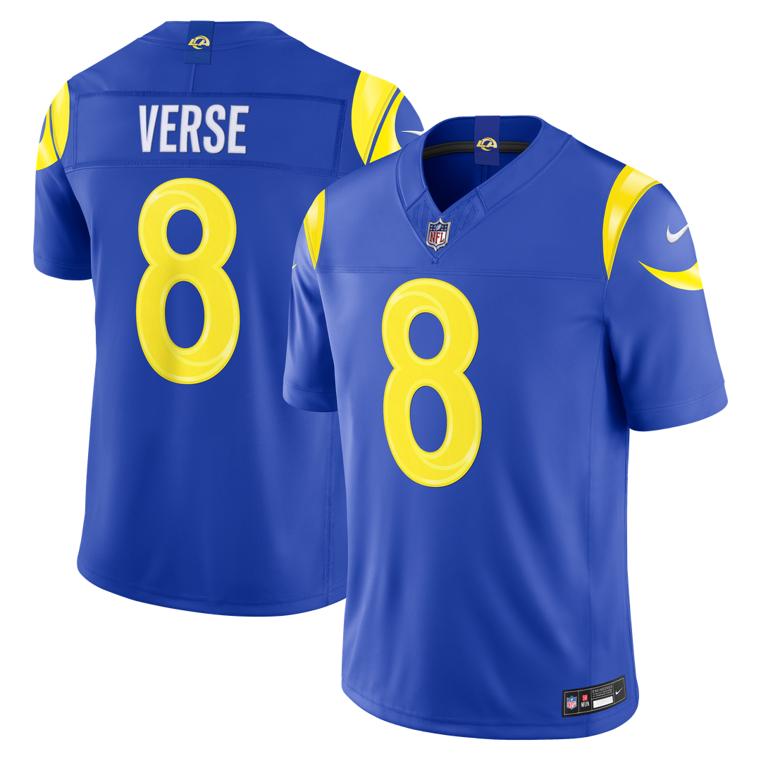 Jared Verse Los Angeles Rams Vapor F.U.S.E. Stitched Limited Jersey - White