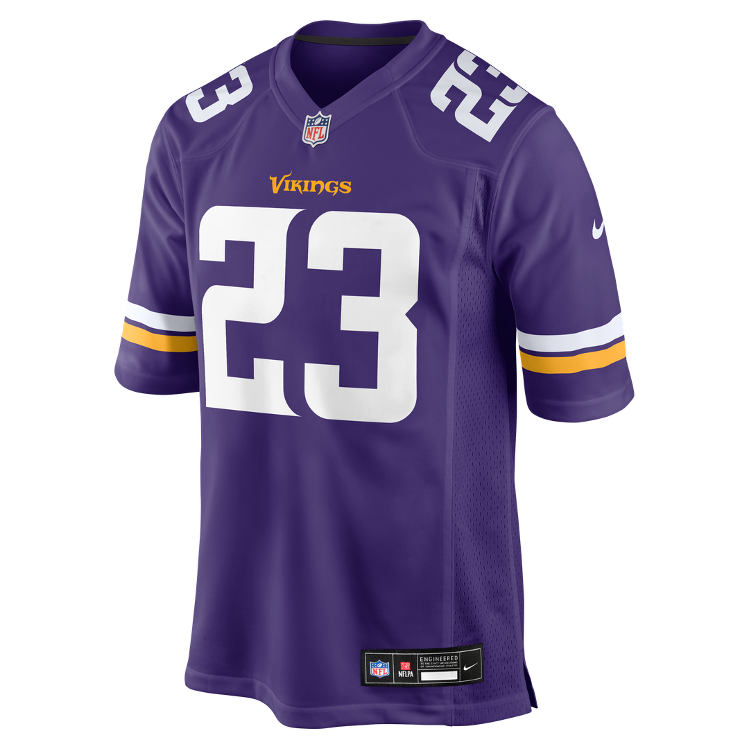 James Pierre Minnesota Vikings Team Game Jersey - Purple