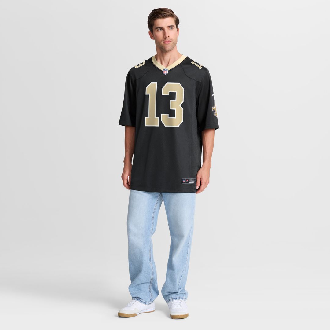 Velus Jones Jr. New Orleans Saints Team Game Jersey - Black