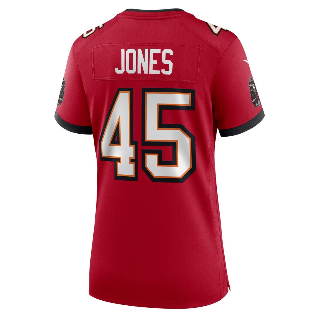 Deion Jones Tampa Bay Buccaneers Women's Team Game Jersey - Red