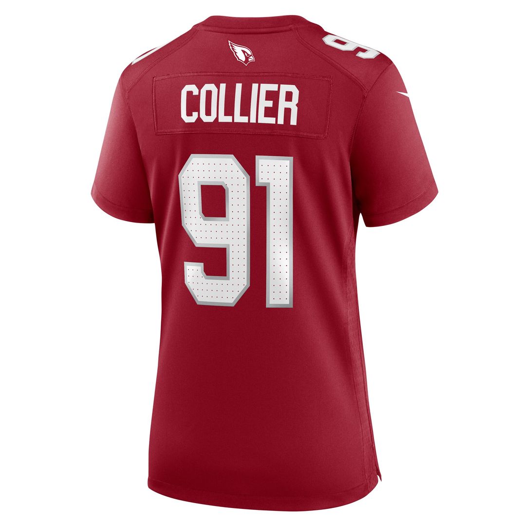 L.J. Collier Arizona Cardinals Women's Game Jersey - Cardinal