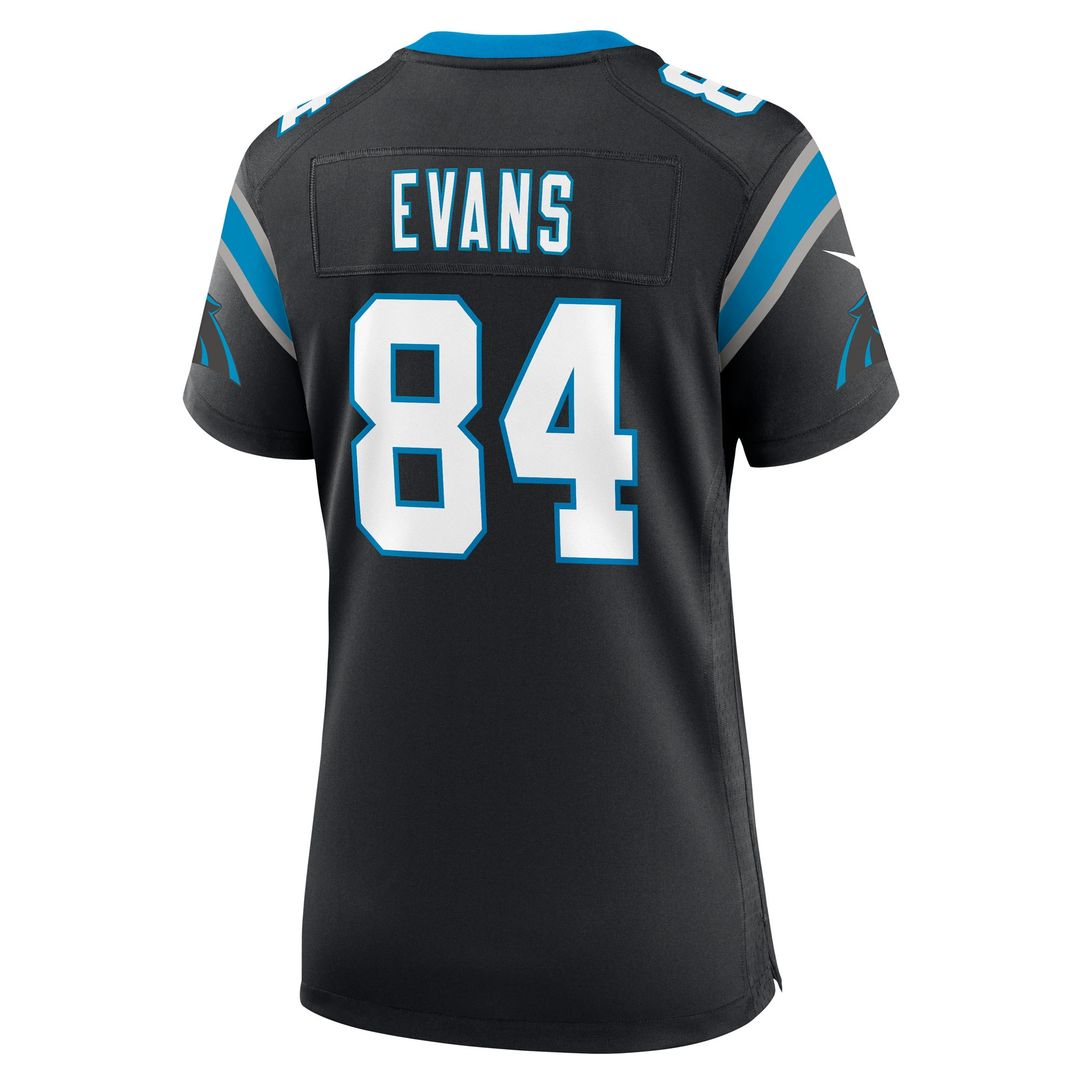 Mitchell Evans Carolina Panthers Women's Team Game Jersey - Black