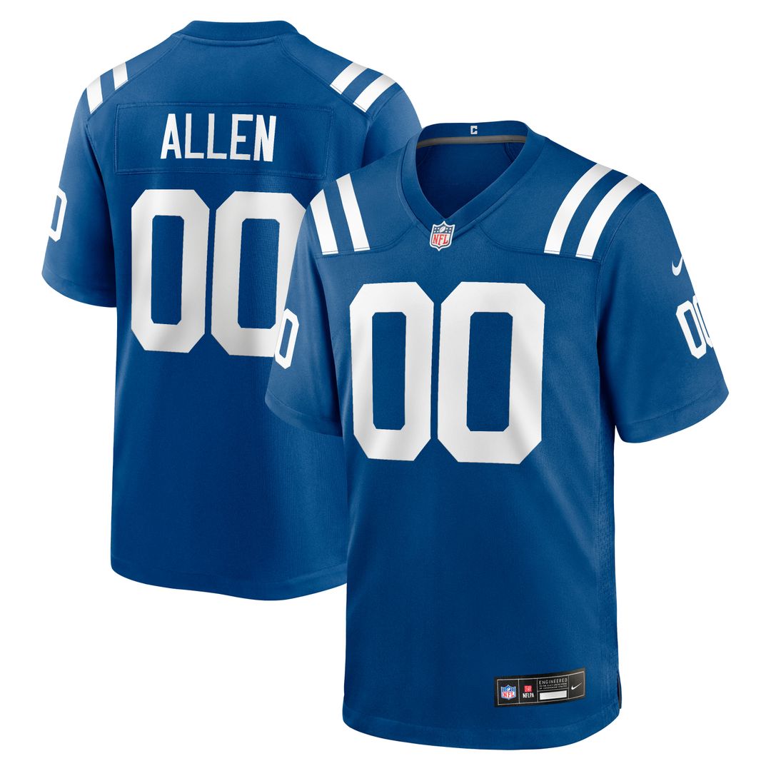 CJ Allen Indianapolis Colts Game Jersey - Royal