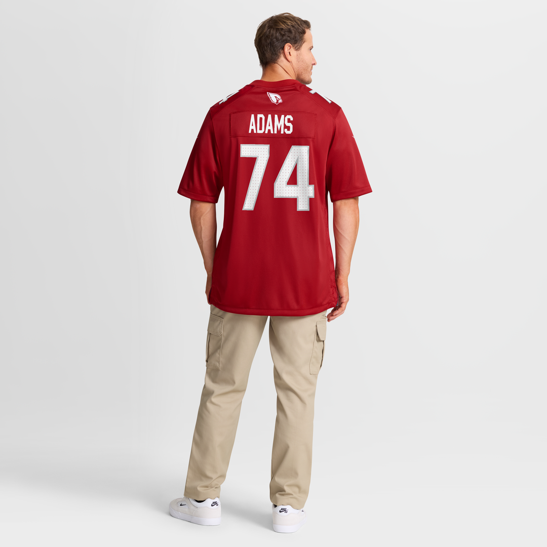 Isaiah Adams Arizona Cardinals Team Game Jersey - Cardinal