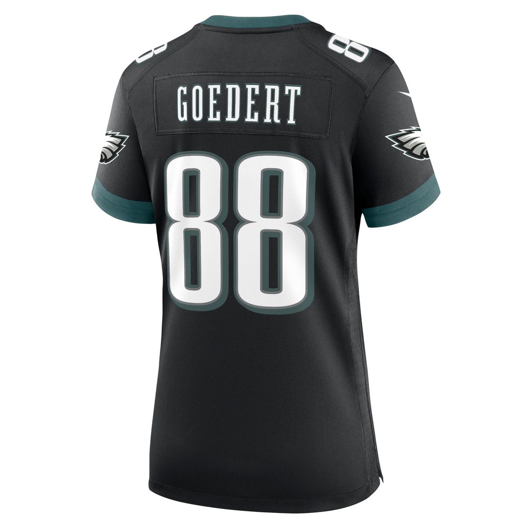 Dallas Goedert Philadelphia Eagles Women's Alternate Game Jersey - Black