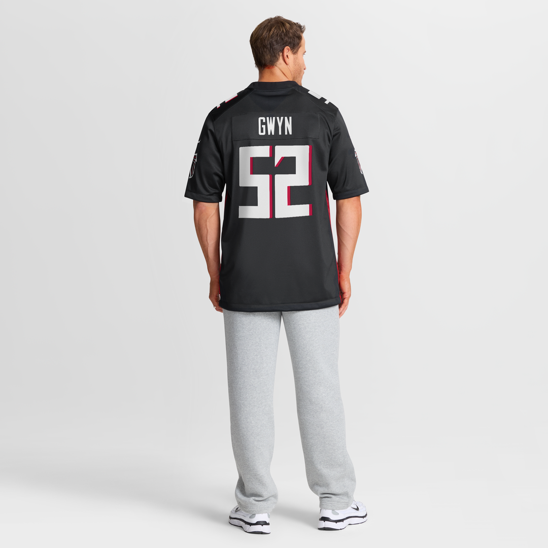 Jovaughn Gwyn Atlanta Falcons Team Game Jersey - Black