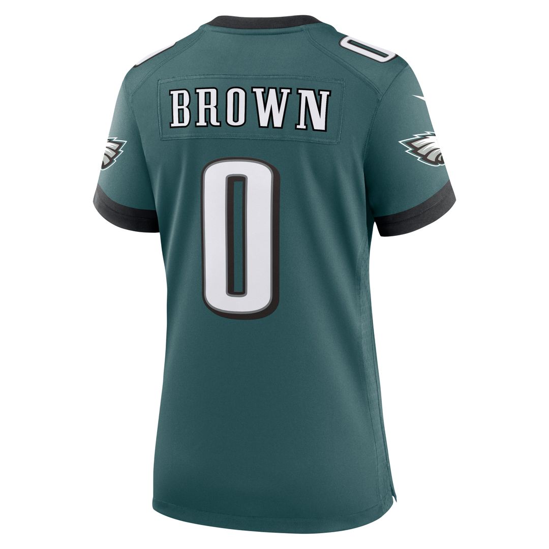 Marquise Brown Philadelphia Eagles Women's Team Game Jersey - Midnight Green