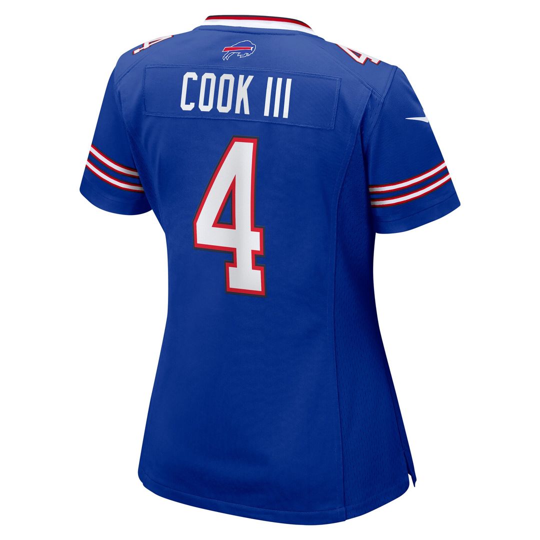 James Cook III Buffalo Bills Women's Team Game Jersey - Royal
