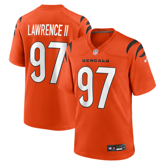 Dexter Lawrence II Cincinnati Bengals Game Jersey - Orange