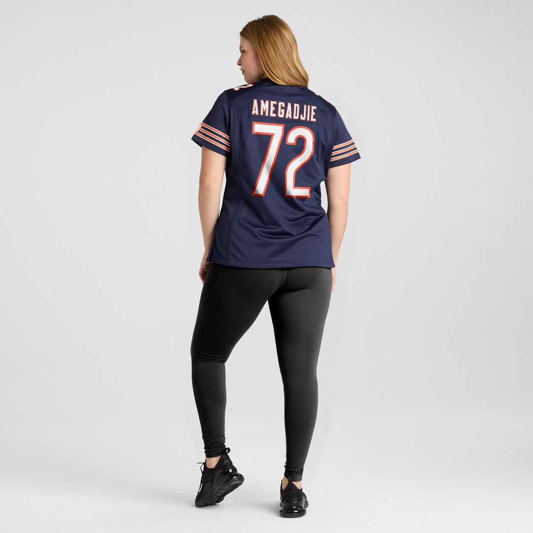 Kiran Amegadjie Chicago Bears Women's Game Jersey - Navy