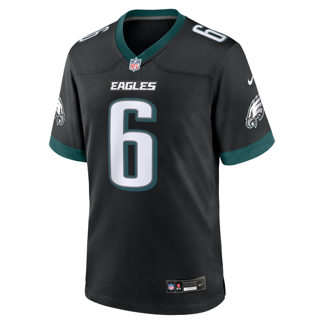 DeVonta Smith Philadelphia Eagles Team Game Jersey - Midnight Green