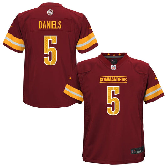 Jayden Daniels Washington Commanders Preschool Team Player Game Jersey - Burgundy