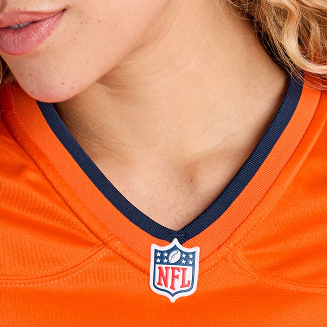 Tyler Badie Denver Broncos Women's Team Game Jersey - Orange