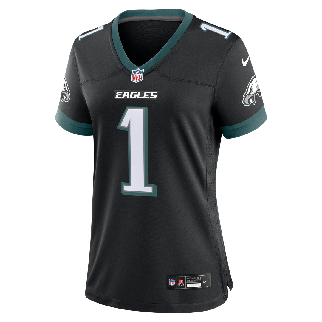 Jalen Hurts Philadelphia Eagles Women's Team Game Jersey - Midnight Green