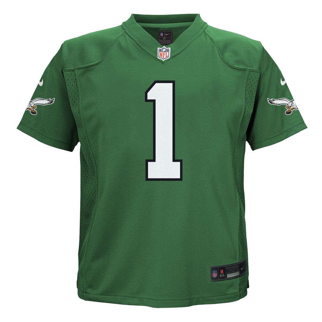Jalen Hurts Philadelphia Eagles Toddler Game Jersey - Midnight Green