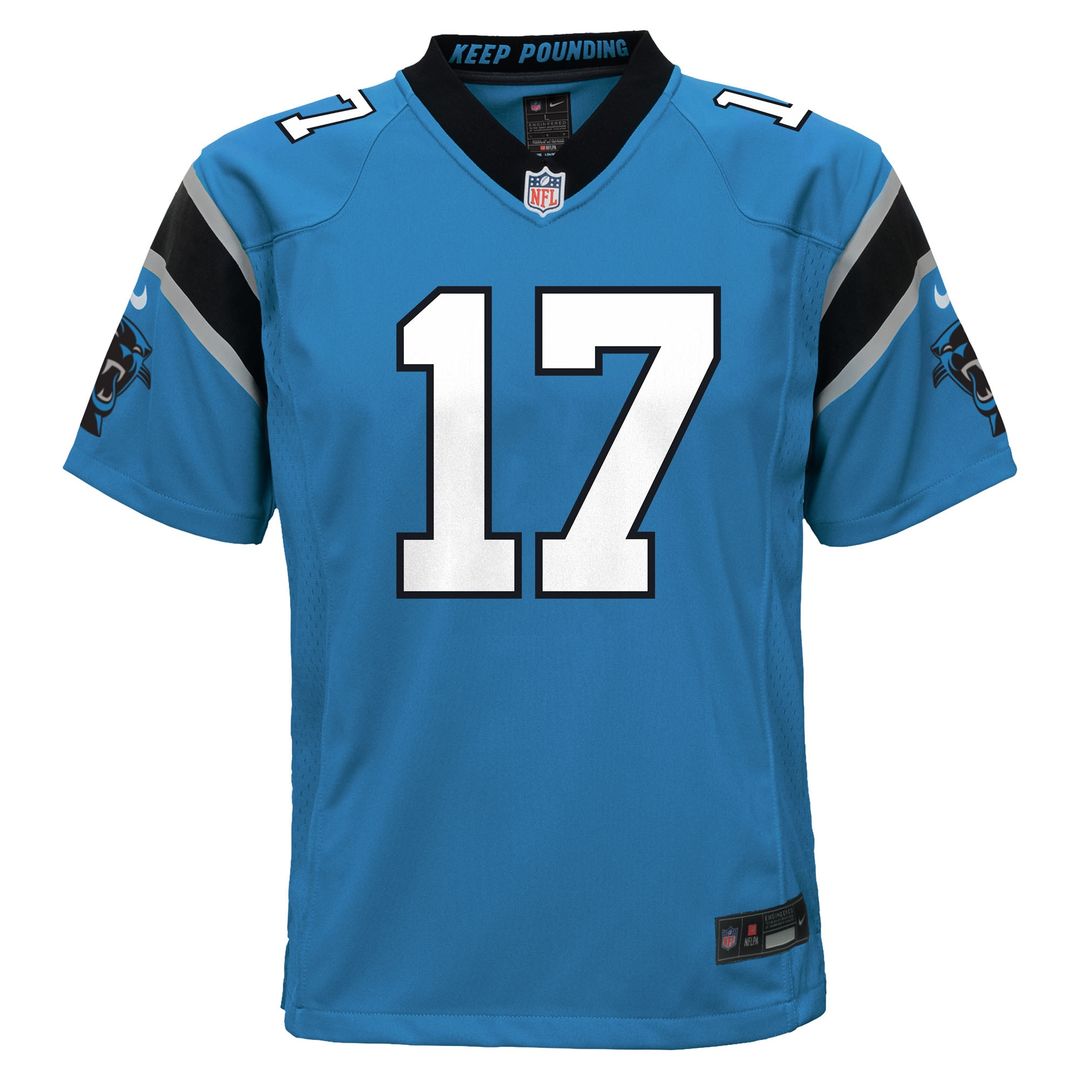 Xavier Legette Carolina Panthers Youth Team Game Jersey - Black