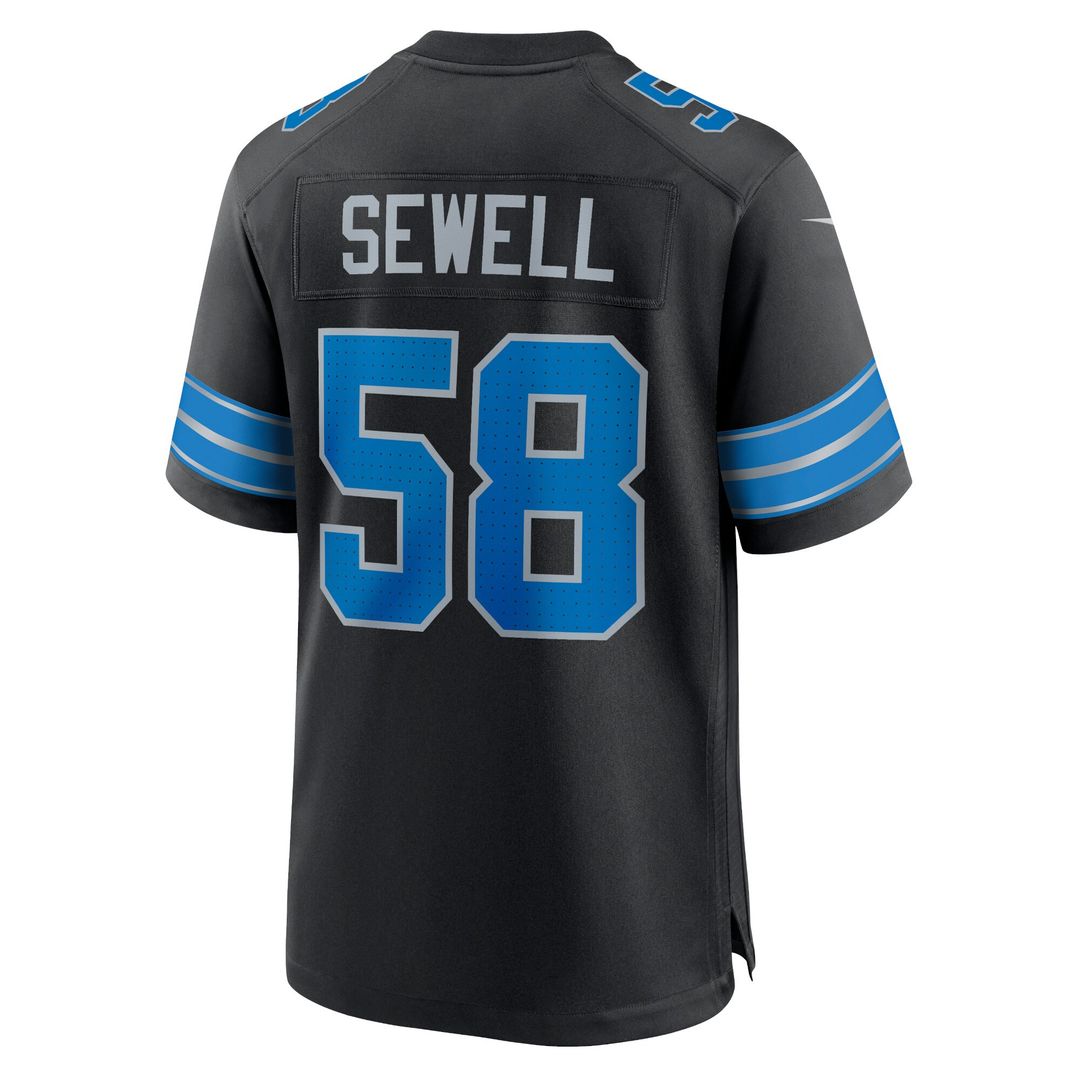 Penei Sewell Detroit Lions Game Jersey - Blue