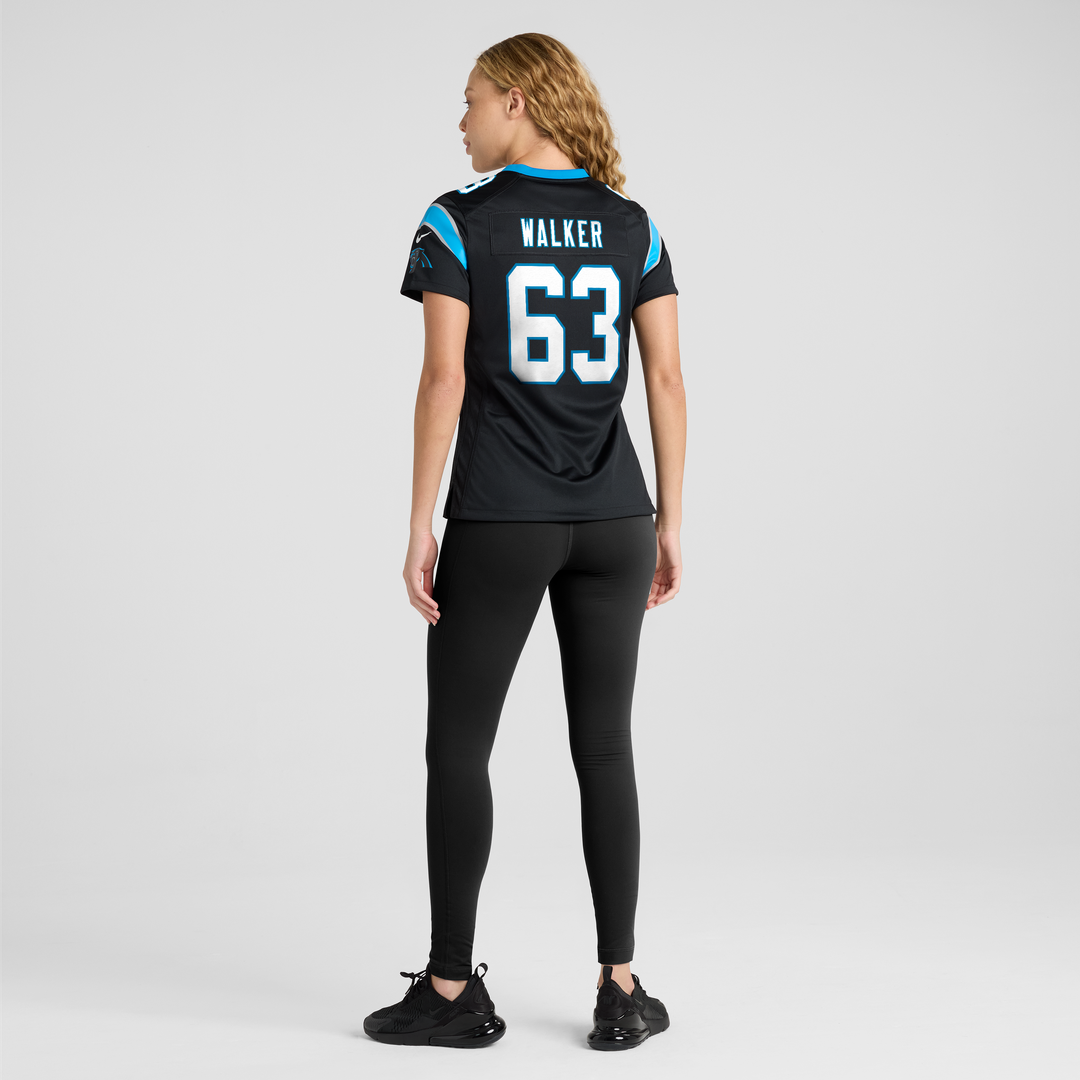 Rasheed Walker Carolina Panthers Women's Team Game Jersey - Black