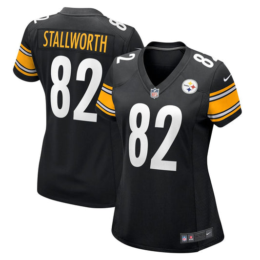 John Stallworth Pittsburgh Steelers Women's Retired Player Jersey - Black