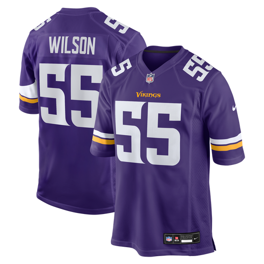 Eric Wilson Minnesota Vikings Team Game Jersey - Purple