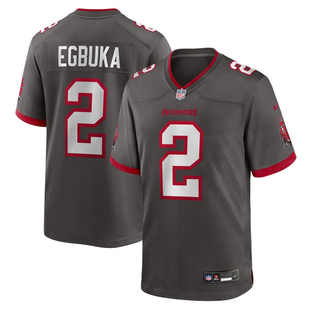 Emeka Egbuka Tampa Bay Buccaneers Game Jersey - White