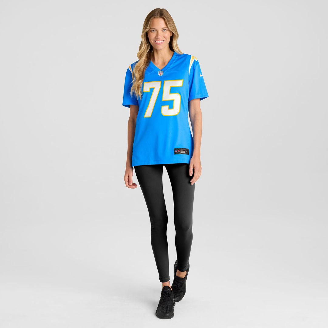 Bradley Bozeman Los Angeles Chargers Women's Game Jersey - Powder Blue