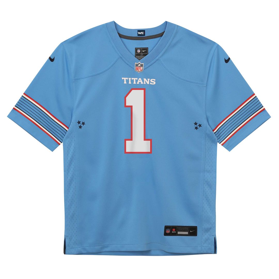 Cameron Ward Tennessee Titans Toddler Team Game Jersey - Light Blue