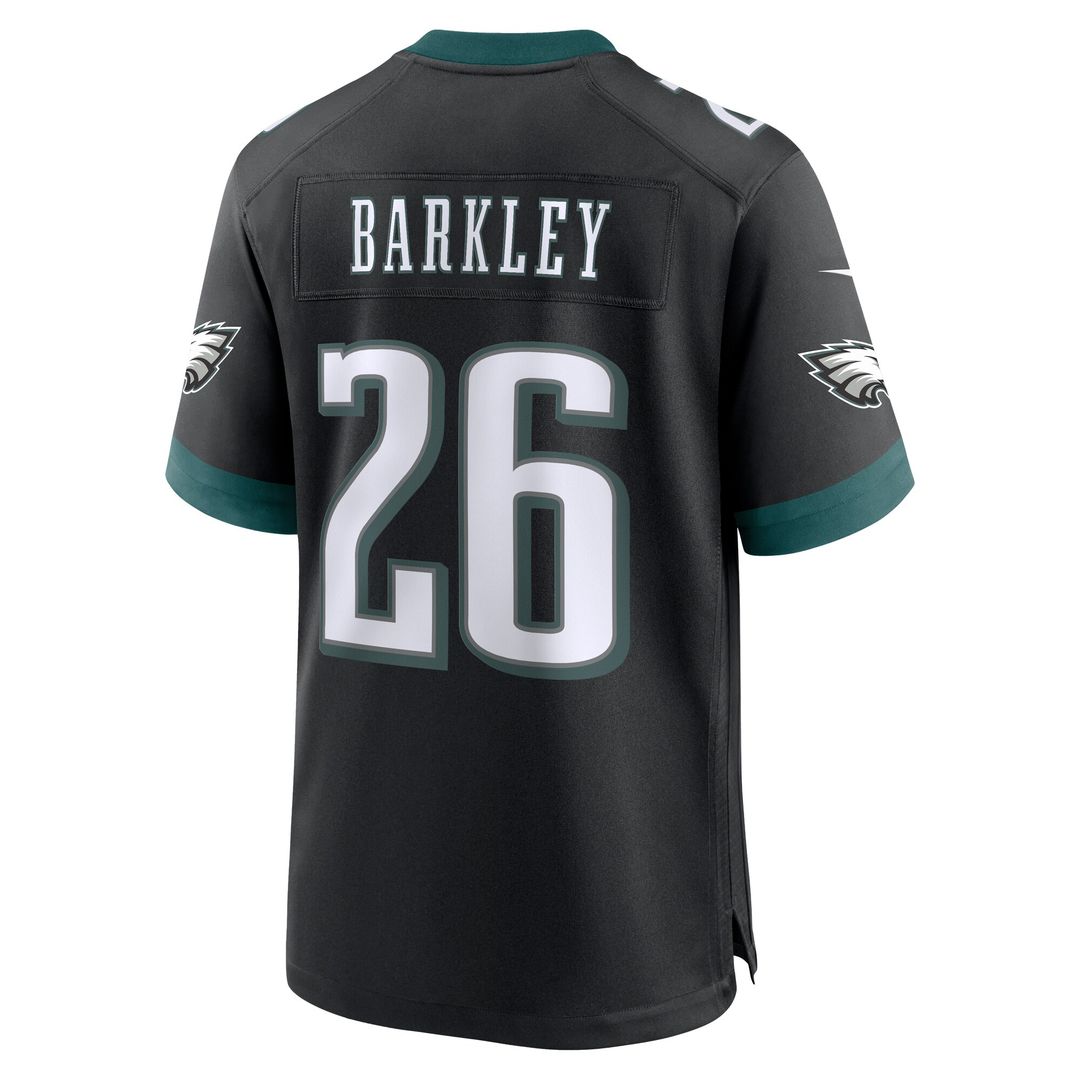 Saquon Barkley Philadelphia Eagles Alternate Game Jersey - Black