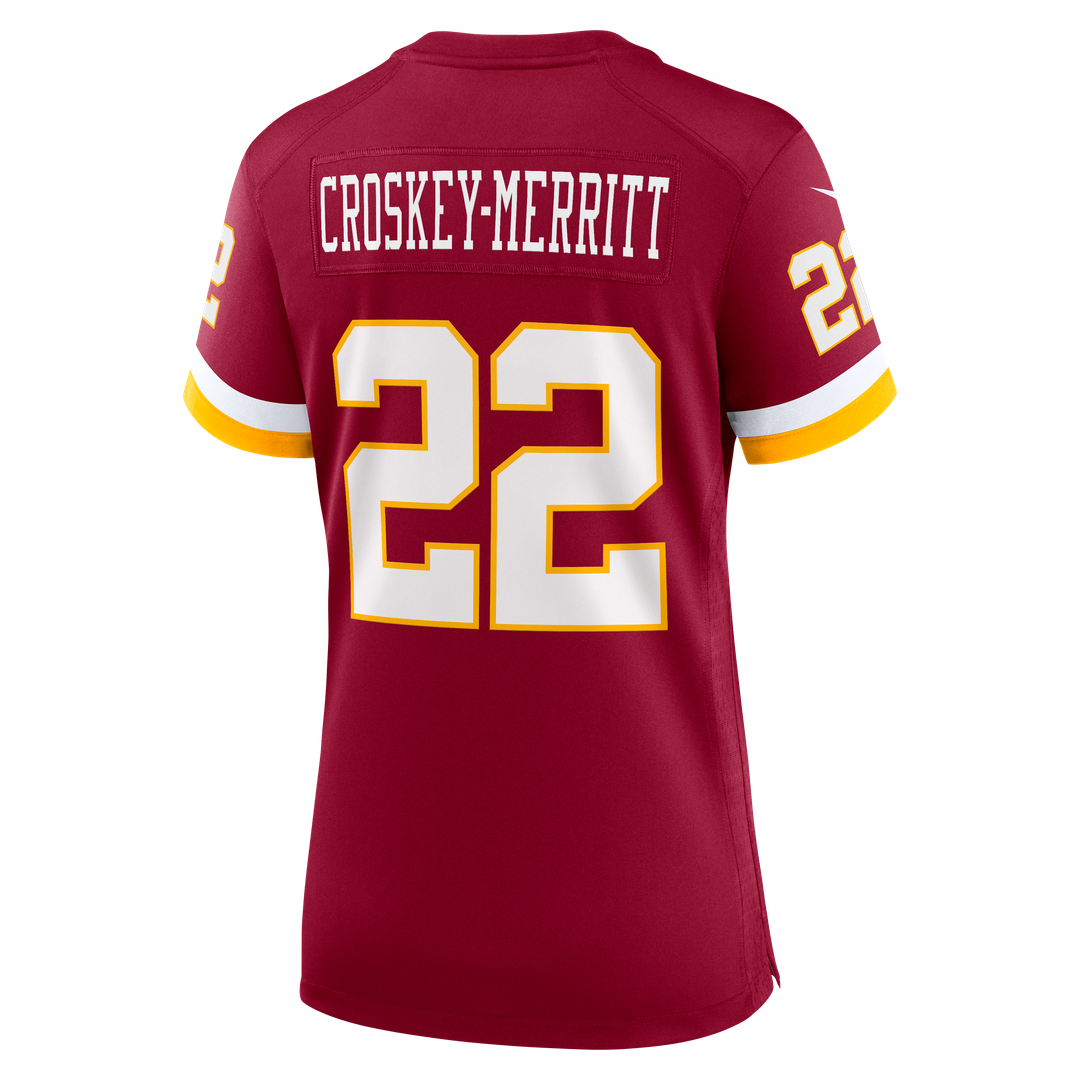 Jacory Croskey-Merritt Washington Commanders Women's Game Jersey - Burgundy