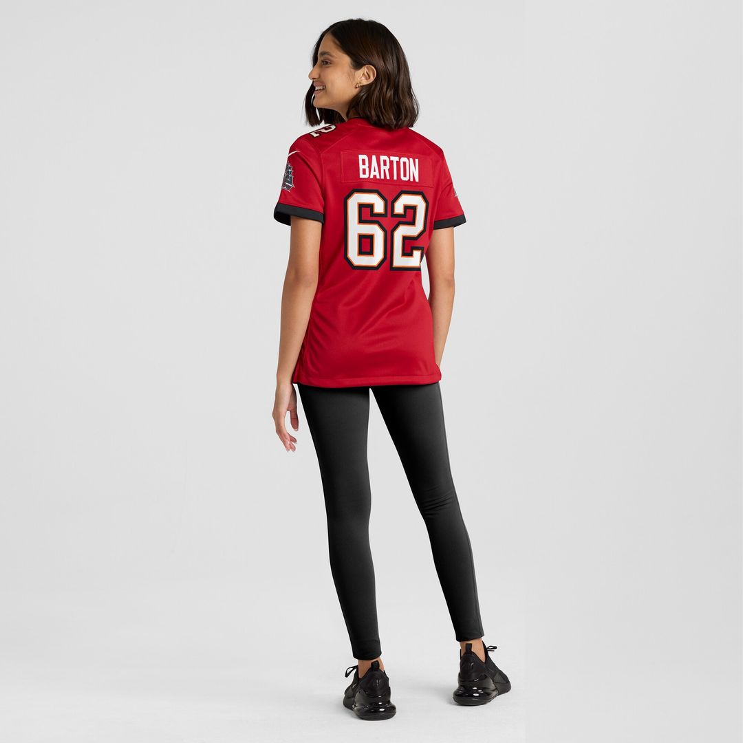 Graham Barton Tampa Bay Buccaneers Women's Game Jersey - Red