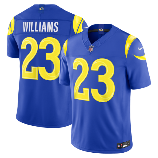 Kyren Williams Los Angeles Rams Vapor F.U.S.E. Stitched Limited Jersey - Royal