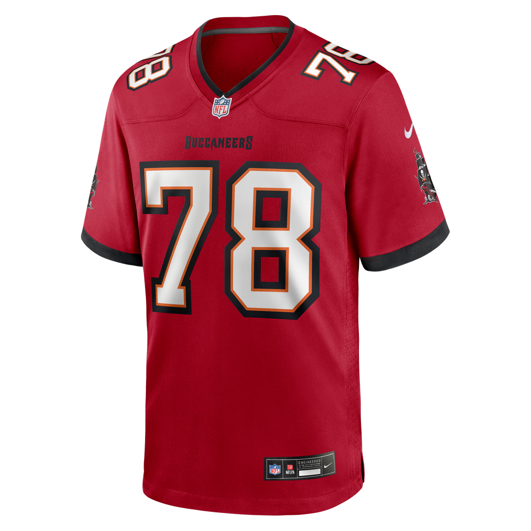 Tristan Wirfs Tampa Bay Buccaneers Game Jersey - Red