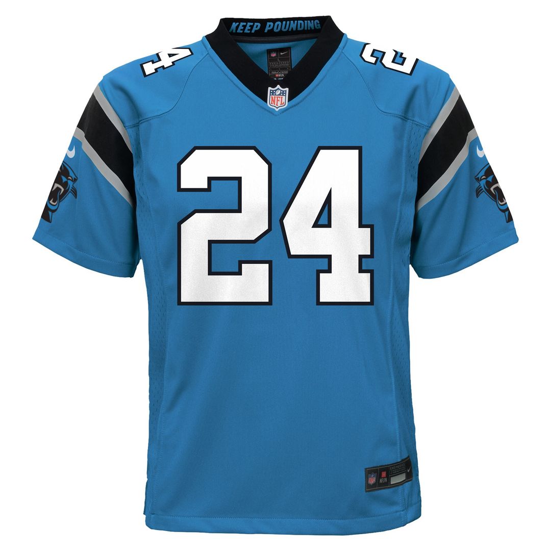 Jonathon Brooks Carolina Panthers Youth Game Jersey - Blue