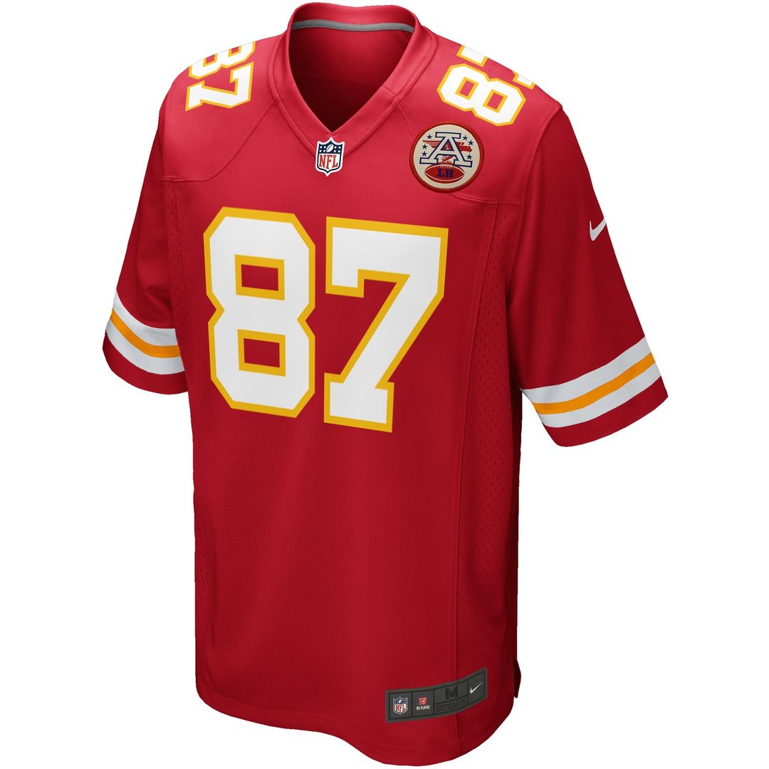 Travis Kelce Kansas City Chiefs Youth Game Jersey - White