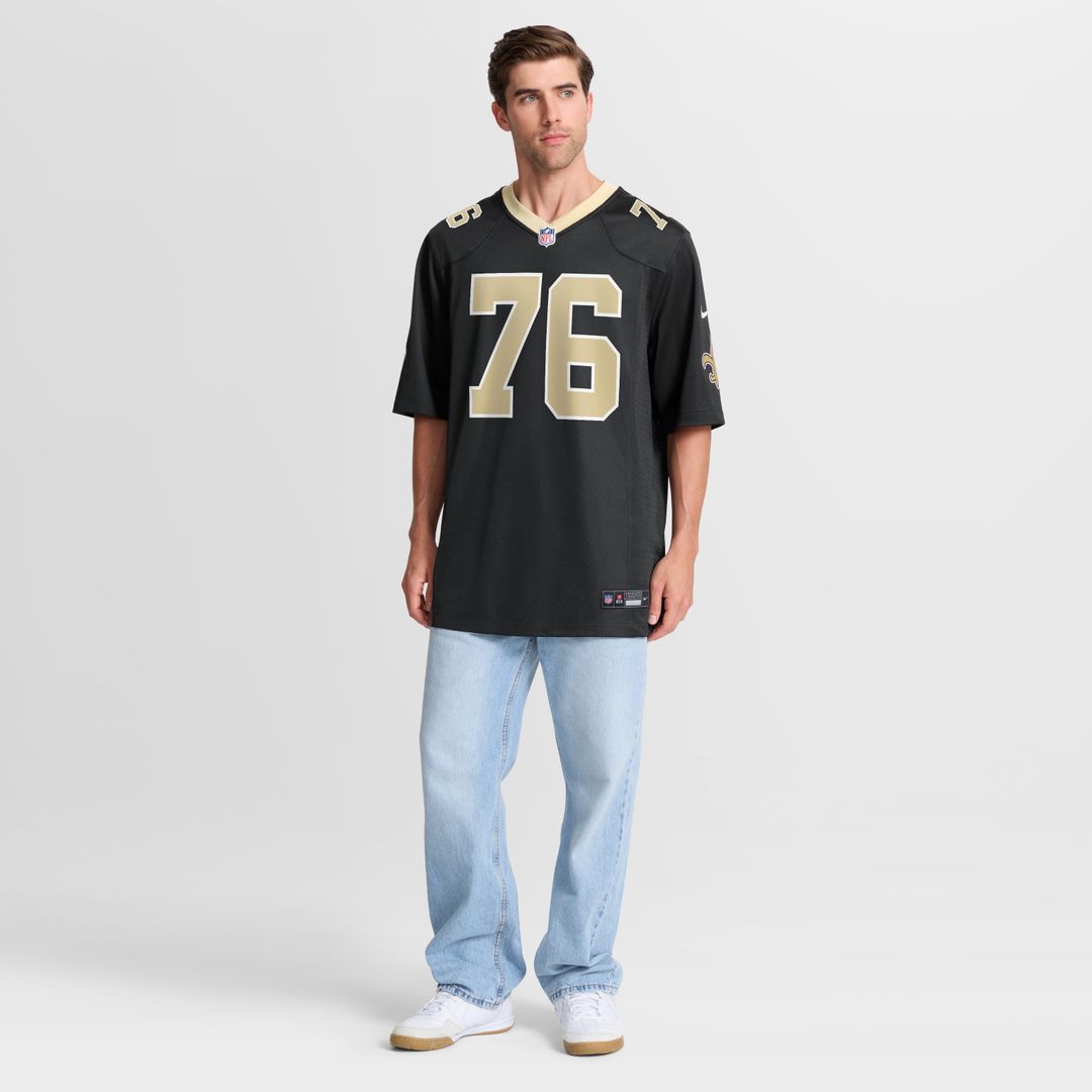 Will Clapp New Orleans Saints Team Game Jersey - Black