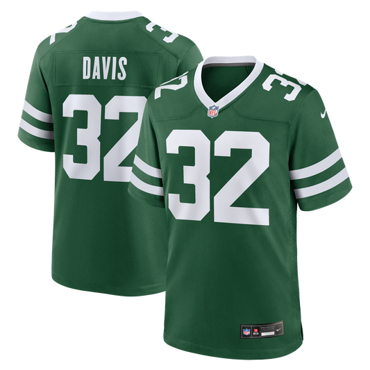 Isaiah Davis New York Jets Team Game Jersey - Legacy Green