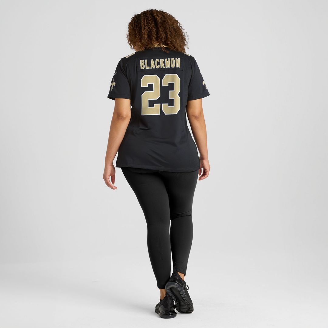 Julian Blackmon New Orleans Saints Women's Team Game Jersey - Black